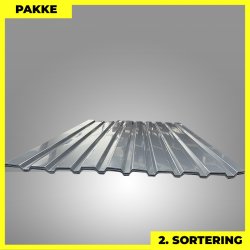 Trapezplade MVP 21 - Vg - 2. sortering - 13 stk. af 2240 mm - Antracitgr - 30,1 m&sup2;