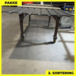 Trapez MVP 20/100 - 2. sortering - 13 stk. af 3800 mm - Sort - 53,1&nbsp;m&sup2;