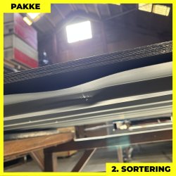 Trapez MVP 20/100 - 2. sortering - 13 stk. af 3800 mm - Sort - 53,1&nbsp;m&sup2;