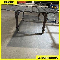 Trapez MVP 20/100 - 2. sortering - 13 stk. af 3800 mm - Sort - 53,1&nbsp;m&sup2;