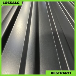 Trapezplade MTP 21 - Restparti - 7000 mm - 0,6 mm - Mat Grafitgr