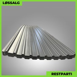 Trapezplade MTP 21 - Restparti - 7000 mm - 0,6 mm - Mat Grafitgr