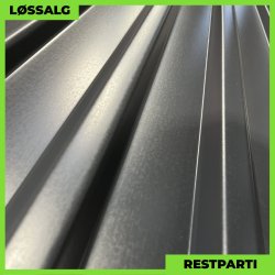 Trapezplade MTP 21 m/ dug - Restparti - 7000 mm - 0,6 mm - Mat Grafitgr