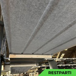 Pandeplade MTP 20/220 m/ dug - Restparti - 4 stk. af 6520 mm - Antracitgr� - 28,1 m&sup2;