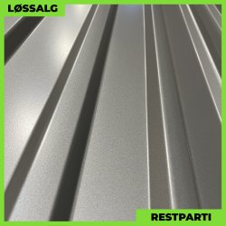 Trapezplade MTP 21 - Restparti - 4200 mm - 0,46 mm - Mrk Silver