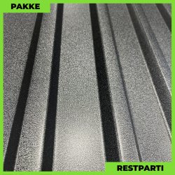 Trapezplade MTP 21 m/ dug - Restparti - 8 stk. af 7000 mm - 0,6 mm - Mat Sort - 57,9 m�