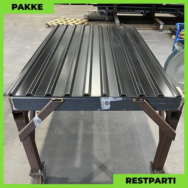 Trapez MTP 21 - Restparti - 5 stk. af 2000 mm - Sort - 10,3 m