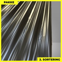 Sinus 18 - 2. sortering - 13 stk. af 3000 mm - Sort - 41,4 m&sup2;