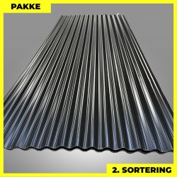 Sinus 18 - 2. sortering - 13 stk. af 3000 mm - Sort - 41,4 m&sup2;