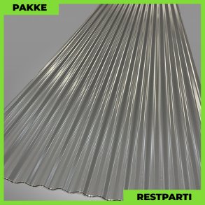 Sinus 18 - Restparti - 7 stk. af 3500 mm - Antracitgr - 26 m²