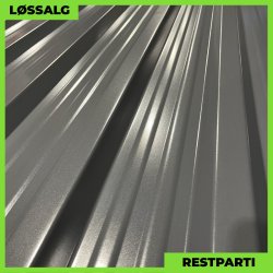 Trapezplade MTP 35R - Restparti - 5000 mm - 0,6 mm - Grafitgr