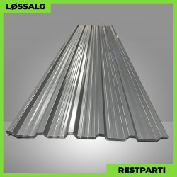 Trapezplade MTP 35R - Restparti - 5000 mm - 0,6 mm - Grafitgr