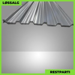 Trapezplade MTP 35R - Restparti - 5000 mm - 0,6 mm - Grafitgr