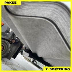 Sinus 35 m/ dug - 2. sortering - 22 stk. af 5460 mm - Sort - 120,1 m&sup2;