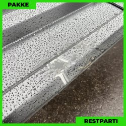 Trapez MTP 35 m/ dug - Restparti - 17 stk. af 1400-6300 mm - Sort - 72,2 m