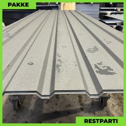 Trapez MVP 20/100 - Restparti - 12 stk. af 3610-3720 mm - Grafitgr - 47,5&nbsp;m&sup2;