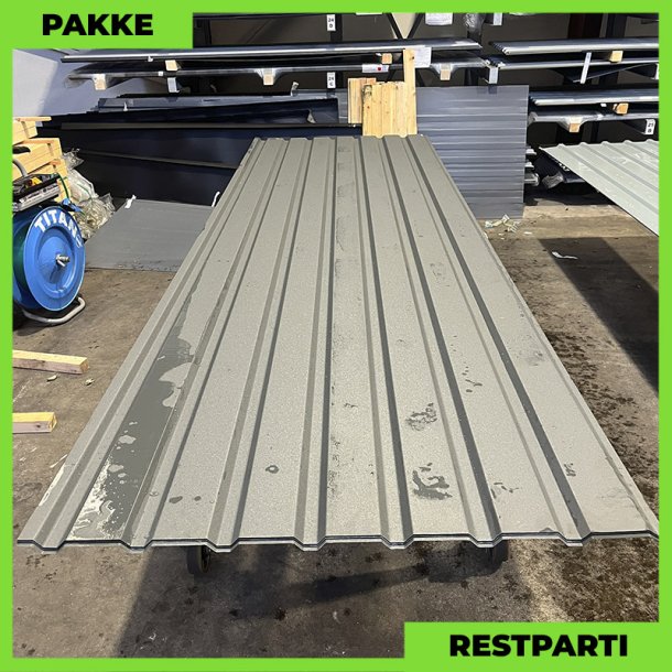 Trapez MVP 20/100 - Restparti - 12 stk. af 3610-3720 mm - Grafitgr - 47,5m