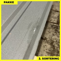 Trapez MVP 20/100 - 2. sortering - 8 stk. af 3795-4995 mm - Grafitgr - 37,5&nbsp;m&sup2;