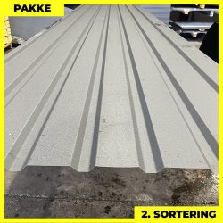 Trapez MVP 20/100 - 2. sortering - 8 stk. af 3795-4995 mm - Grafitgr - 37,5&nbsp;m&sup2;