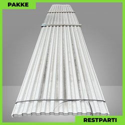Trapezplade MTP 20 - Restparti - 26 stk. af 7200 mm - 0,5 mm - Lysegr� - 187,2 m�