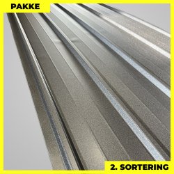 Pandeplade MTP 20/220 - 2. sortering - 4 stk. af 6600 mm - Mat Sort - 28,5 m