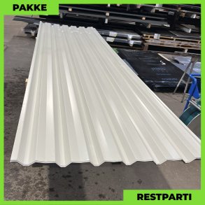 Trapezplade MVP 30V - Restparti - 11 stk. af 4000 mm - Lysegr - 44 m²