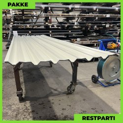 Trapezplade MVP 30V - Restparti - 11 stk. af 4000 mm - Lysegr - 44 m