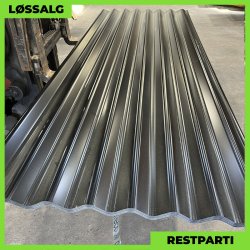 Sinus 35 - Restparti - 0,5 mm - Sort