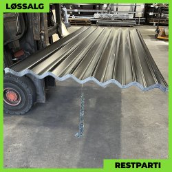 Sinus 35 - Restparti - 0,5 mm - Sort