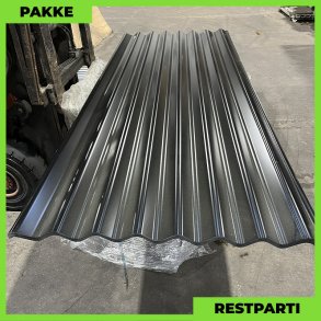 Sinus 35 - Restparti - 30 stk. af 3000 mm - Sort - 90 m²