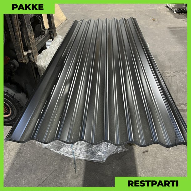Sinus 35 - Restparti - 30 stk. af 3000 mm - Sort - 90 m