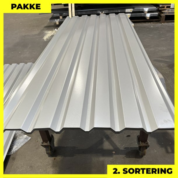 Trapezplade MVP 30 - 2. sortering - 21 stk. af 2270-3000 mm - Silver - 62,2 m