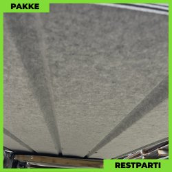 Pandeplade MTP 20/220 m/ dug - Restparti - 10 stk. af 6500 mm - 0,5 mm - Sort - 70,2 m�