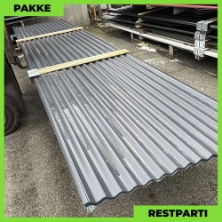 Sinus 18 - Restparti - 10 stk. af 5050 mm - Antracitgr� - 53,7 m�