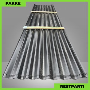 Sinus 35 m/ dug - Restparti - 21 stk. af 4960 mm - 0,5 mm - Sort - 104,1 m�