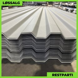 Trapez MTP 20 - Restparti - 3000 mm - 0,6 mm - Grafitgr