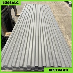 Trapez MTP 20 - Restparti - 3000 mm - 0,6 mm - Grafitgr