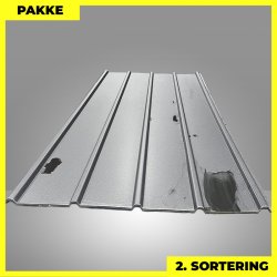 Pandeplade MTP 20/220 - 2. sortering - 10 stk. af 1370-3570 mm - Mat Sort - 31,4 m&sup2;