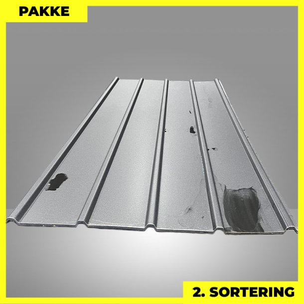 Pandeplade MTP 20/220 - 2. sortering - 10 stk. af 1370-3570 mm - Mat Sort - 31,4 m&sup2;