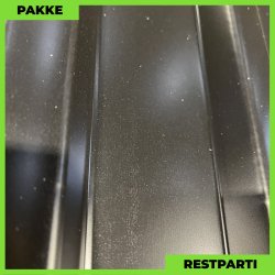 Trapezplade MTP 21 m/ dug - Restparti - 5 stk. af 2750 mm - 0,5 mm - Sort - 14,2 m�