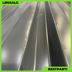 Trapezplade MVP 35 - Vg - Restparti - 0,5 mm - Antracitgr