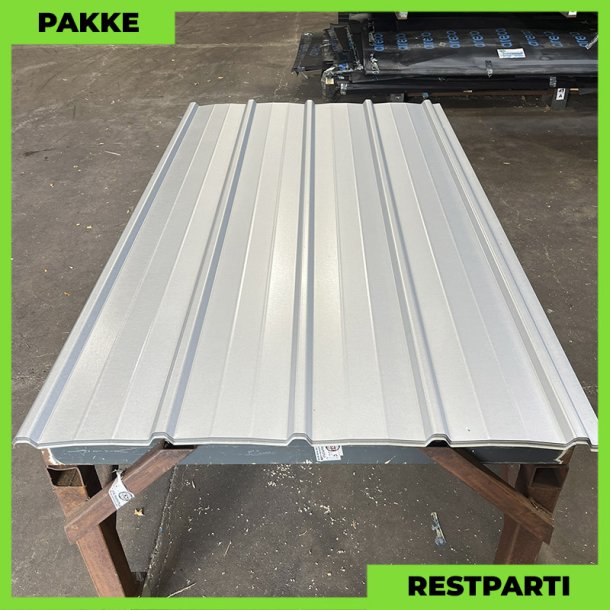 Pandeplade MTP 20/220 - Restparti - 12 stk. af 2065 mm - 0,5 mm - Aluzink - 26,7 m