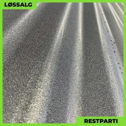 Sinus 35 m/ dug - Restparti - 0,5 mm - Mat Sort