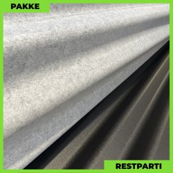 Sinus 35 m/ dug - Restparti - 15 stk. af 1500-6000 mm - Mat Sort - 57,9 m