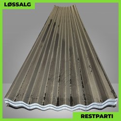 Sinus 35 m/ dug - Restparti - 0,5 mm - Mat Sort