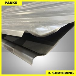 Pandeplade MTP 20/220 - 2. sortering - 5 stk. af 2750 mm - Mrk Silver - 14,8 m