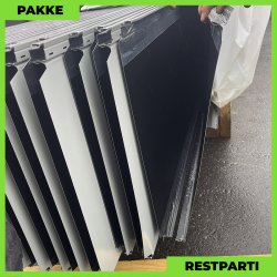 Easy-Click 500 - Restparti - 44 stk. af 5410 mm - Sort - 119 m