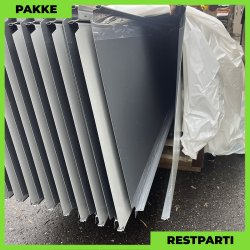 Easy-Click 500 - Restparti - 38 stk. af 4390 mm - Mrk Silver - 83,4 m