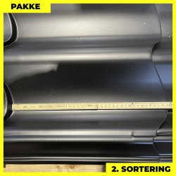 Teglstensprofil Elegant - 2. sortering - 28 stk. af 3010-3800 mm - Mat Sort - 89 m�