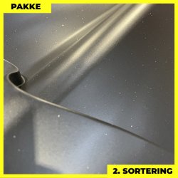 Teglstensprofil Elegant - 2. sortering - 28 stk. af 3010-3800 mm - Mat Sort - 89 m�